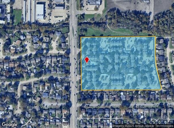 1702 N Jupiter Rd, Garland, TX Parcel Map