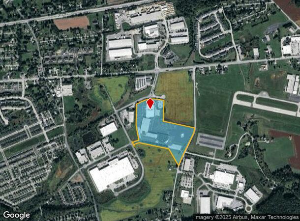  110 E Stewart Huston Dr, Coatesville, PA Parcel Map