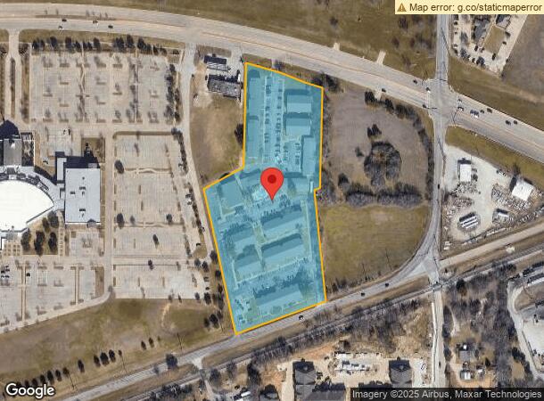  1700 E Village St, Denton, TX Parcel Map