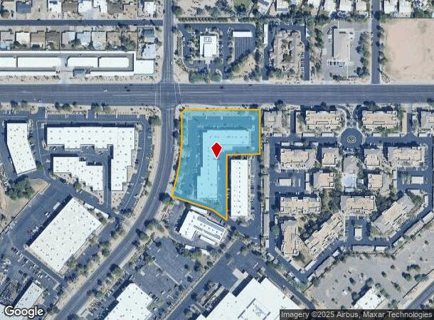  7205 E Southern Ave, Mesa, AZ Parcel Map