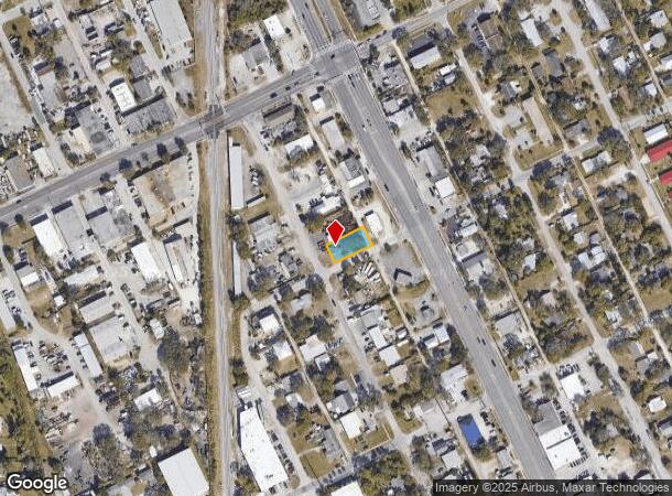  1621 Cypress Ave, Melbourne, FL Parcel Map