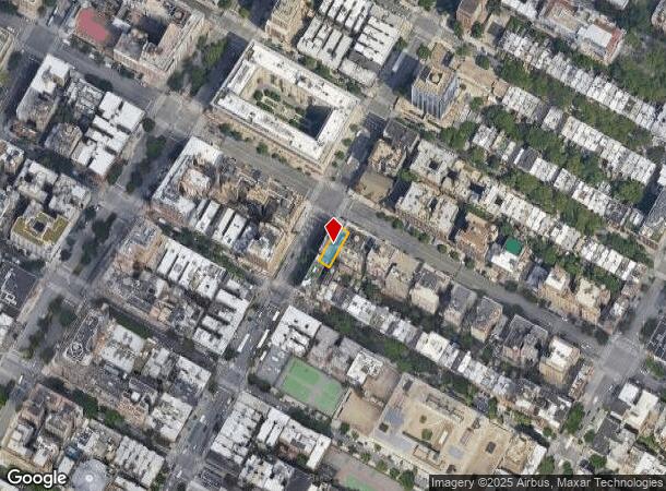  176 W 86Th St, New York, NY Parcel Map