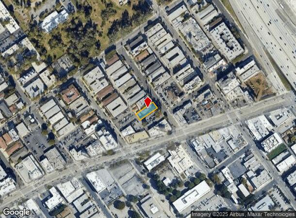  1539 Corinth Ave, Los Angeles, CA Parcel Map