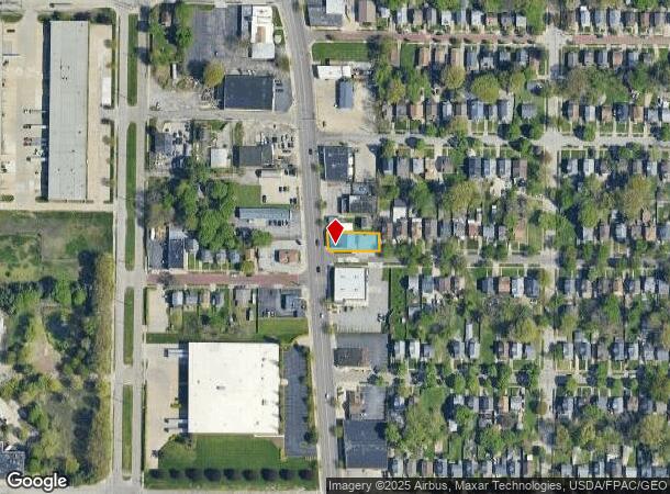  1507 S Main St, Akron, OH Parcel Map