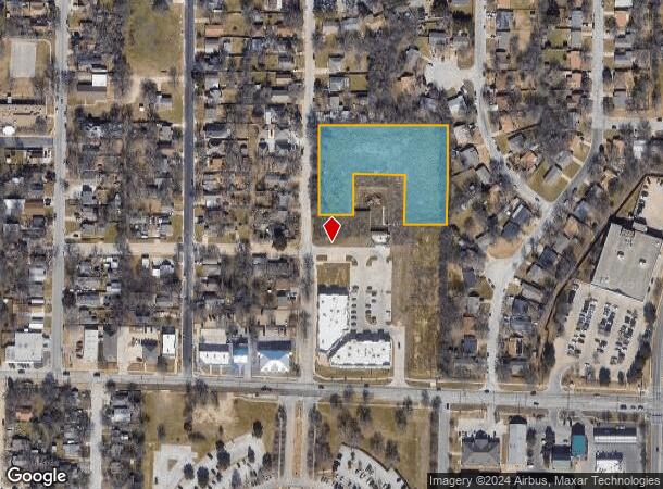  1405 E Mckinney St, Denton, TX Parcel Map