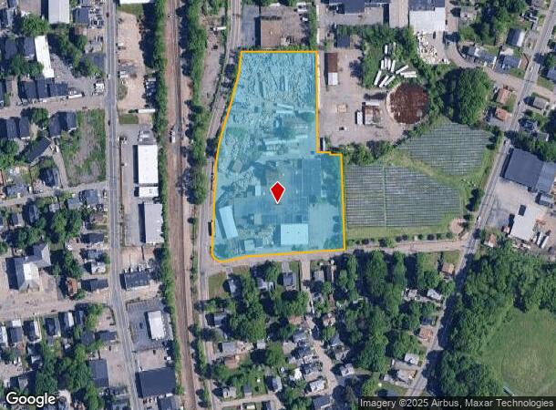  14 E Union St, Brockton, MA Parcel Map