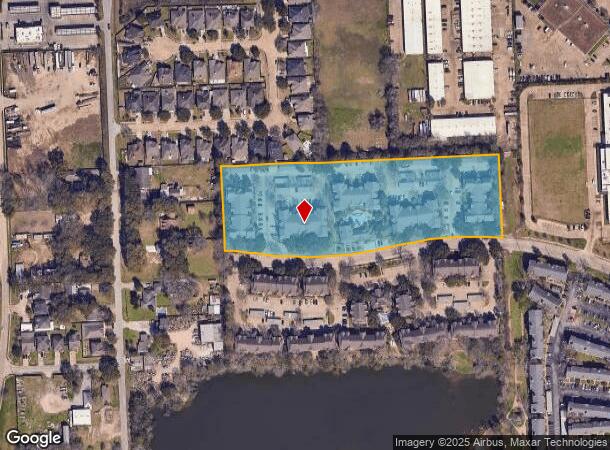  9757 Windwater Dr, Houston, TX Parcel Map