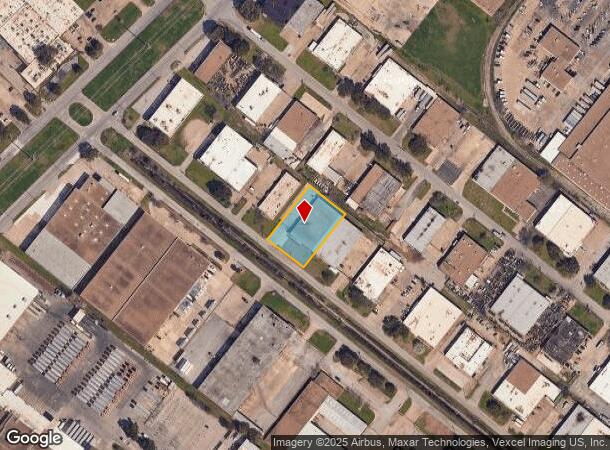 9106 Chancellor Row, Dallas, TX Parcel Map