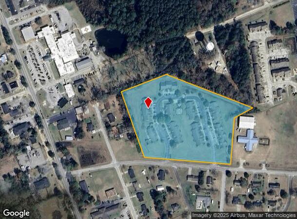  198 Eldridge St, Metter, GA Parcel Map