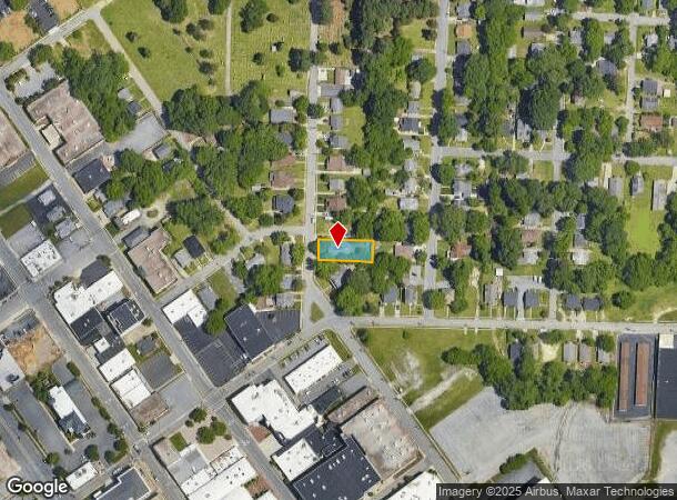 404 Steele St, High Point, NC Parcel Map