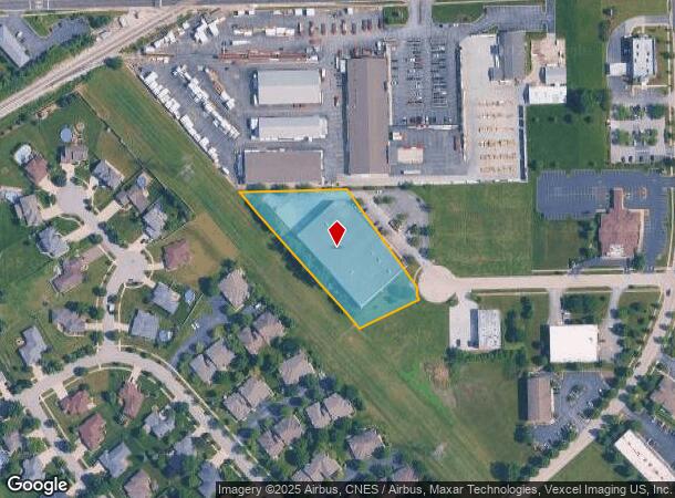 9860 Clearvue Ct, Mokena, IL Parcel Map