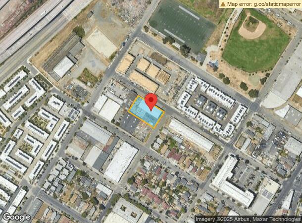  1627 Willow St, Oakland, CA Parcel Map