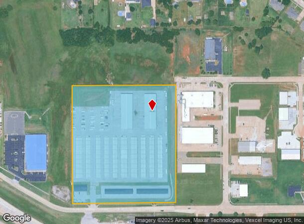  1777 W Vandament Ave, Yukon, OK Parcel Map