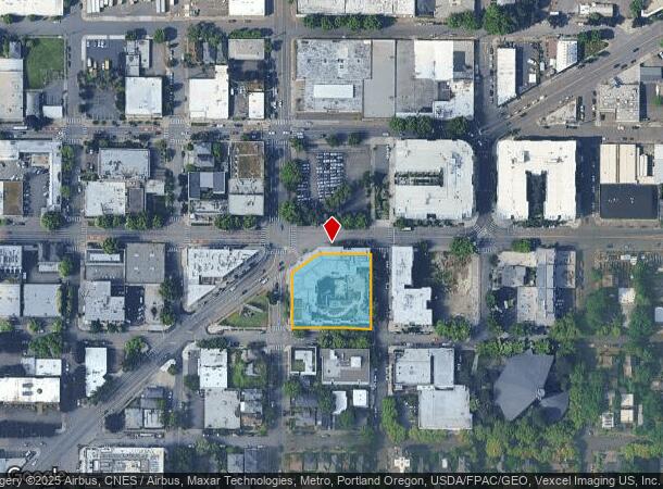 1250 E Burnside St, Portland, OR Parcel Map