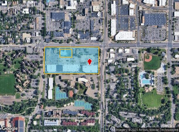 2798 Arapahoe Ave, Boulder, CO Parcel Map