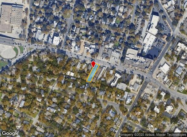  1805 W 35Th St, Austin, TX Parcel Map