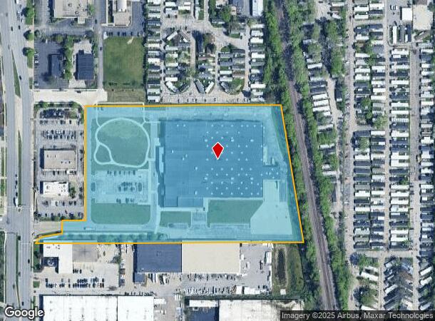  1540 S 108Th St, Milwaukee, WI Parcel Map