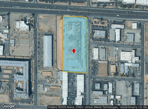  3475 W Desert Inn Rd, Las Vegas, NV Parcel Map