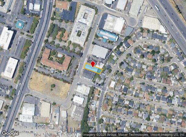  110 Hegenberger Loop, Oakland, CA Parcel Map