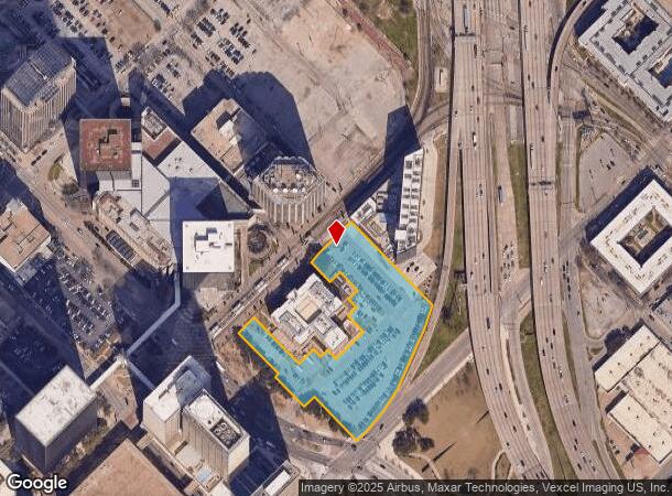 2214 Bryan St, Dallas, TX Parcel Map