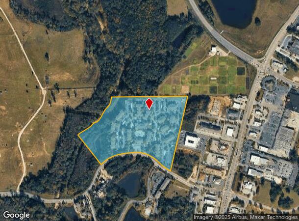 202 W Longleaf Dr, Auburn, AL Parcel Map