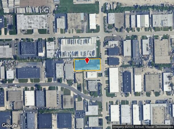 848 S Westgate St, Addison, IL Parcel Map
