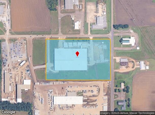 1420 Industrial Access Rd, West Point, MS Parcel Map