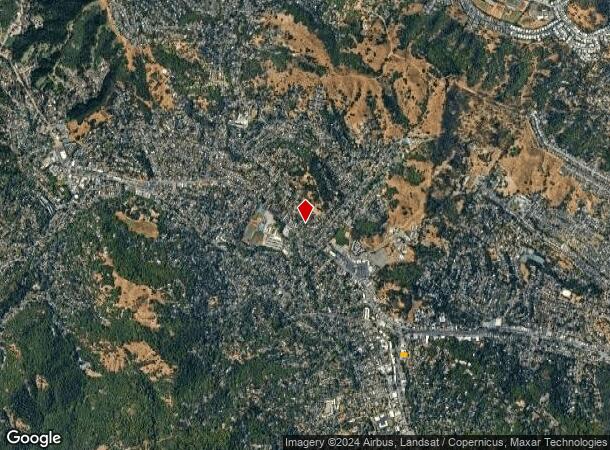  214 Sir Francis Drake Blvd, San Anselmo, CA Parcel Map