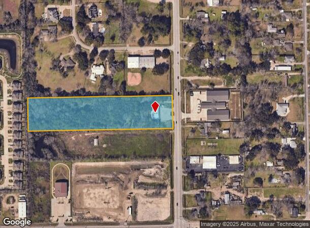  2318 Manvel Rd, Pearland, TX Parcel Map
