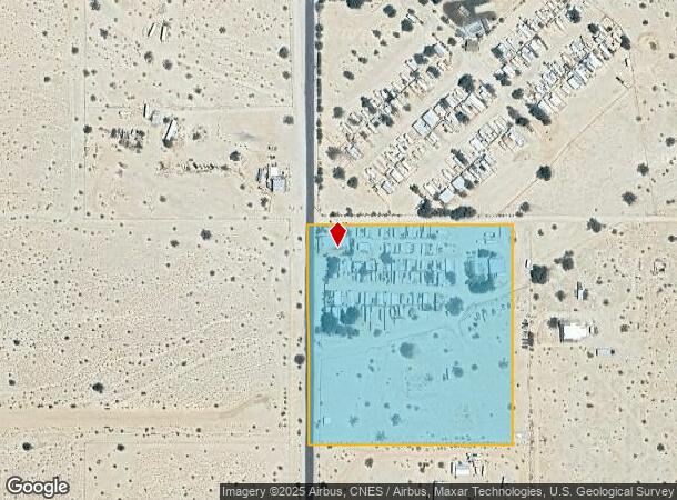  5525 Split Mountain Rd, Borrego Springs, CA Parcel Map