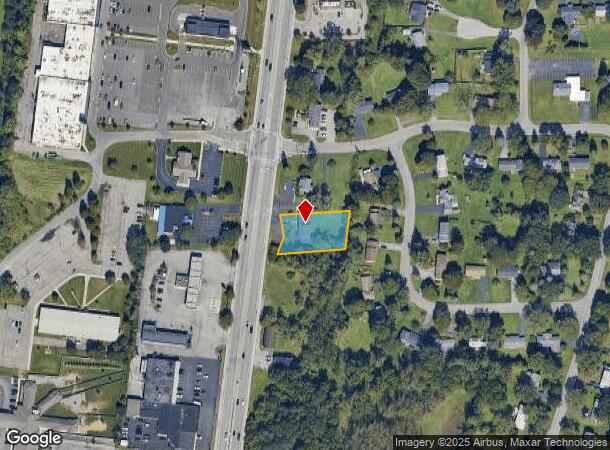  2468 E Henrietta Rd, Rochester, NY Parcel Map