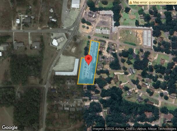  102 Oakcrest Dr, Hattiesburg, MS Parcel Map