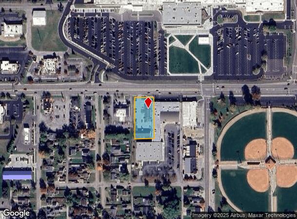 2121 25Th St, Columbus, IN Parcel Map