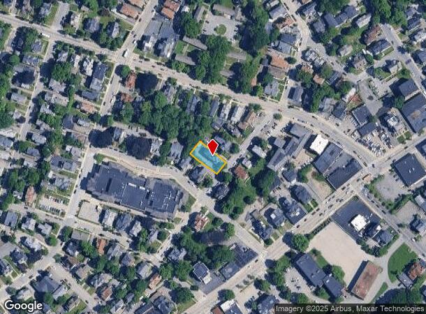  10 Silver St, Worcester, MA Parcel Map