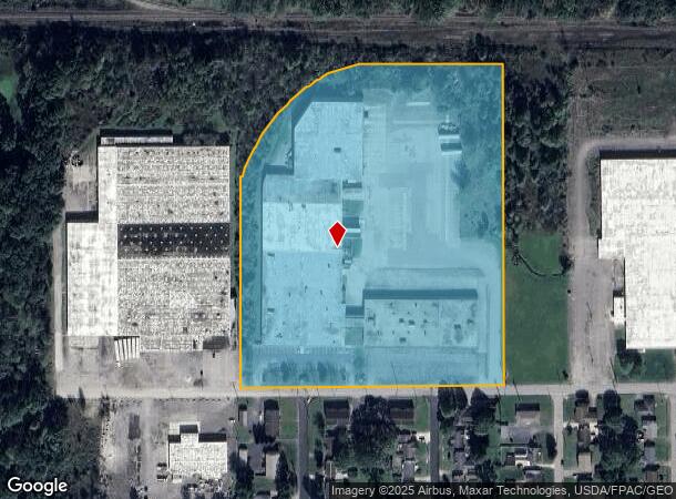 644 Myron St, Hubbard, OH Parcel Map