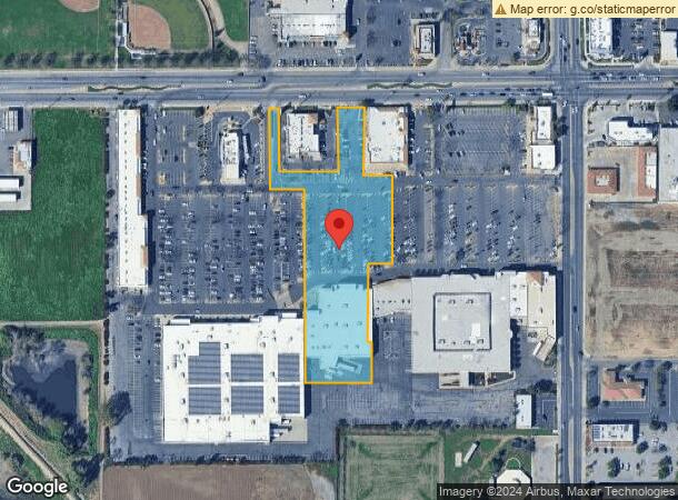  1351 W Henderson Ave, Porterville, CA Parcel Map