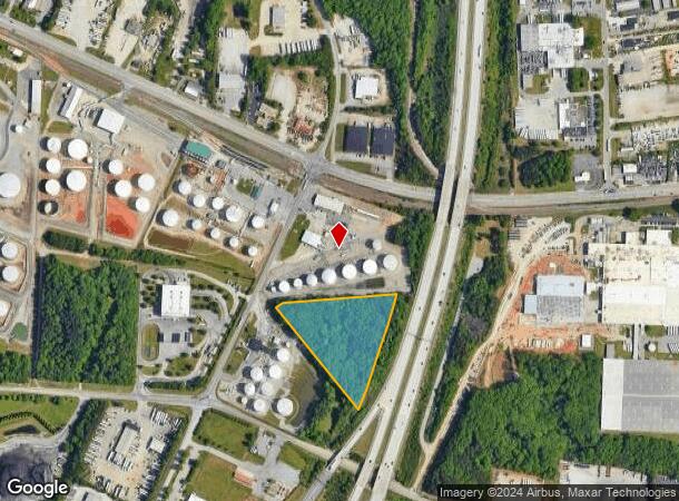  101 S Chimney Rock Rd, Greensboro, NC Parcel Map