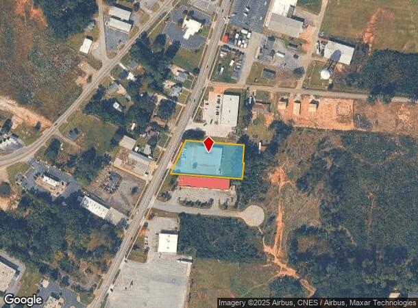  2839 S Main St, Anderson, SC Parcel Map