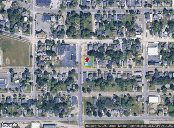  221 S Center St, Adrian, MI Parcel Map