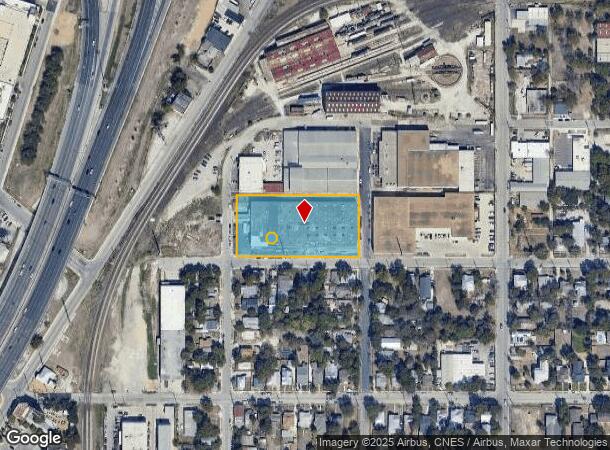  1102 N Cherry St, San Antonio, TX Parcel Map
