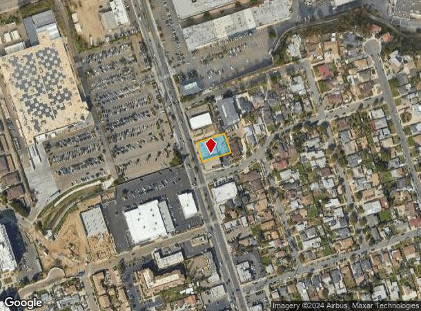  1231 Highland Ave, National City, CA Parcel Map