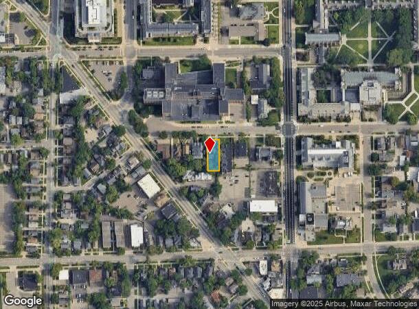 602 Monroe St, Ann Arbor, MI Parcel Map
