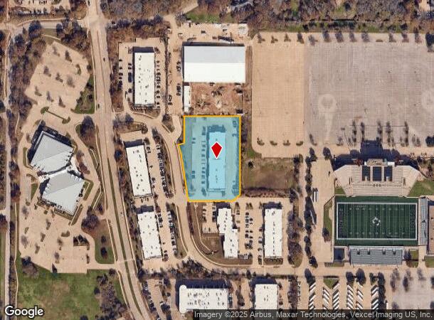 2320 Dean Way, Southlake, TX Parcel Map