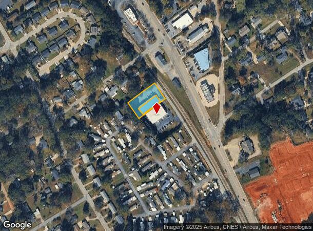  421 N Main St, Simpsonville, SC Parcel Map