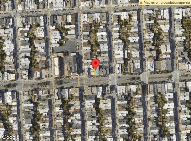  5840 Geary Blvd, San Francisco, CA Parcel Map