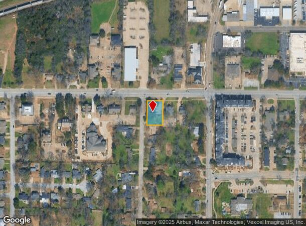 1210 W Abram St, Arlington, TX Parcel Map