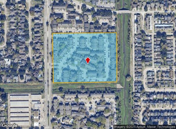  12101 Fondren Rd, Houston, TX Parcel Map