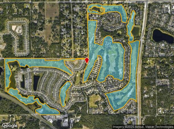  300 Spalding Way, Deland, FL Parcel Map