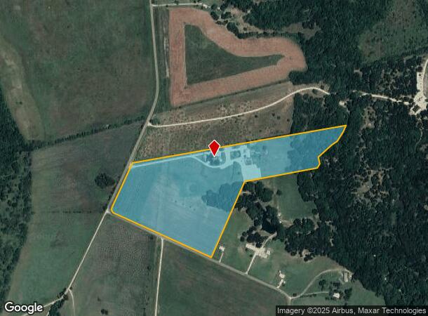 543 Lumkins Rd, Forreston, TX Parcel Map