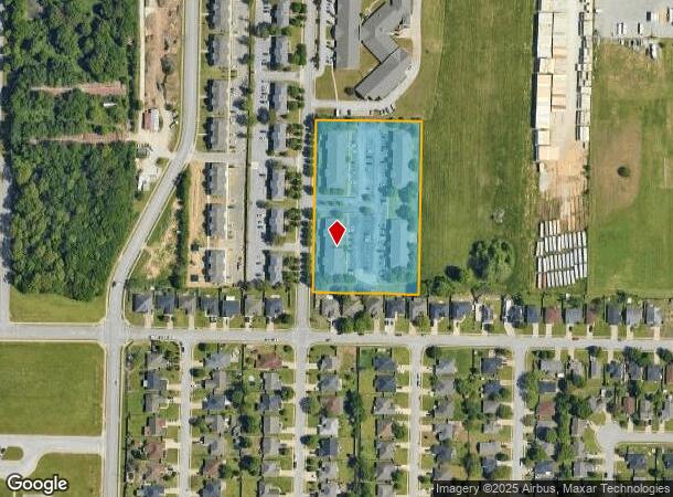 2321 Orchard St, Springdale, AR Parcel Map